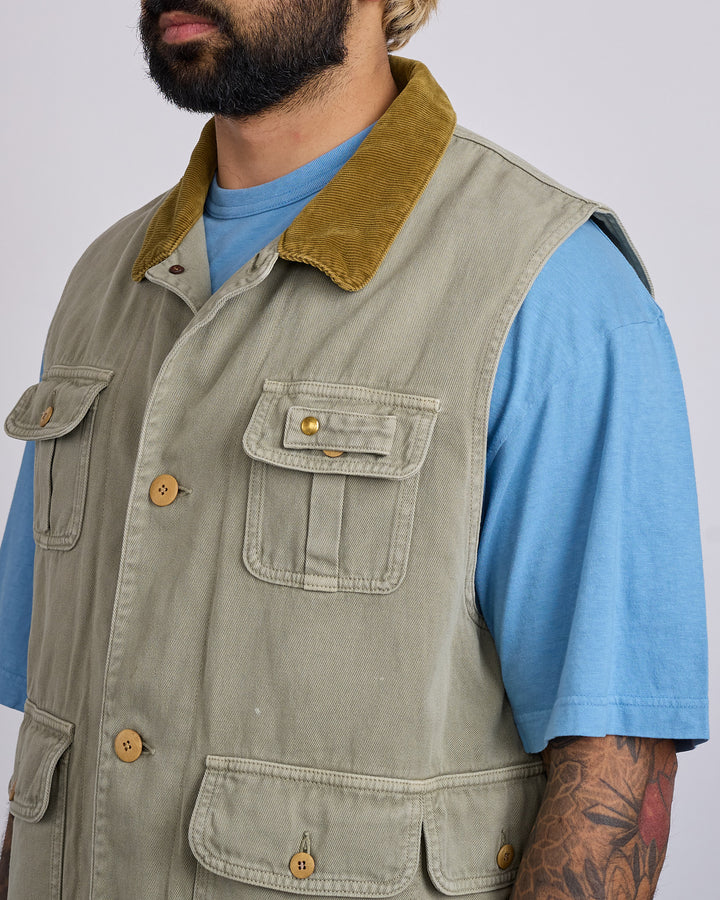 visvim Matto Hunting Vest Lt.Green