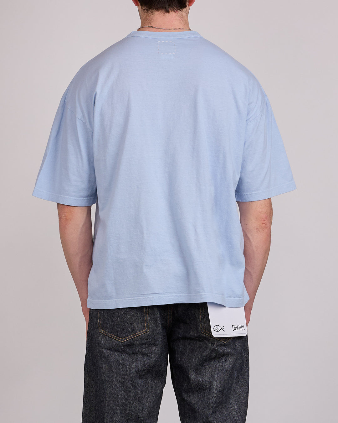 visvim Mondo T-Shirt DMGD Lt.Blue