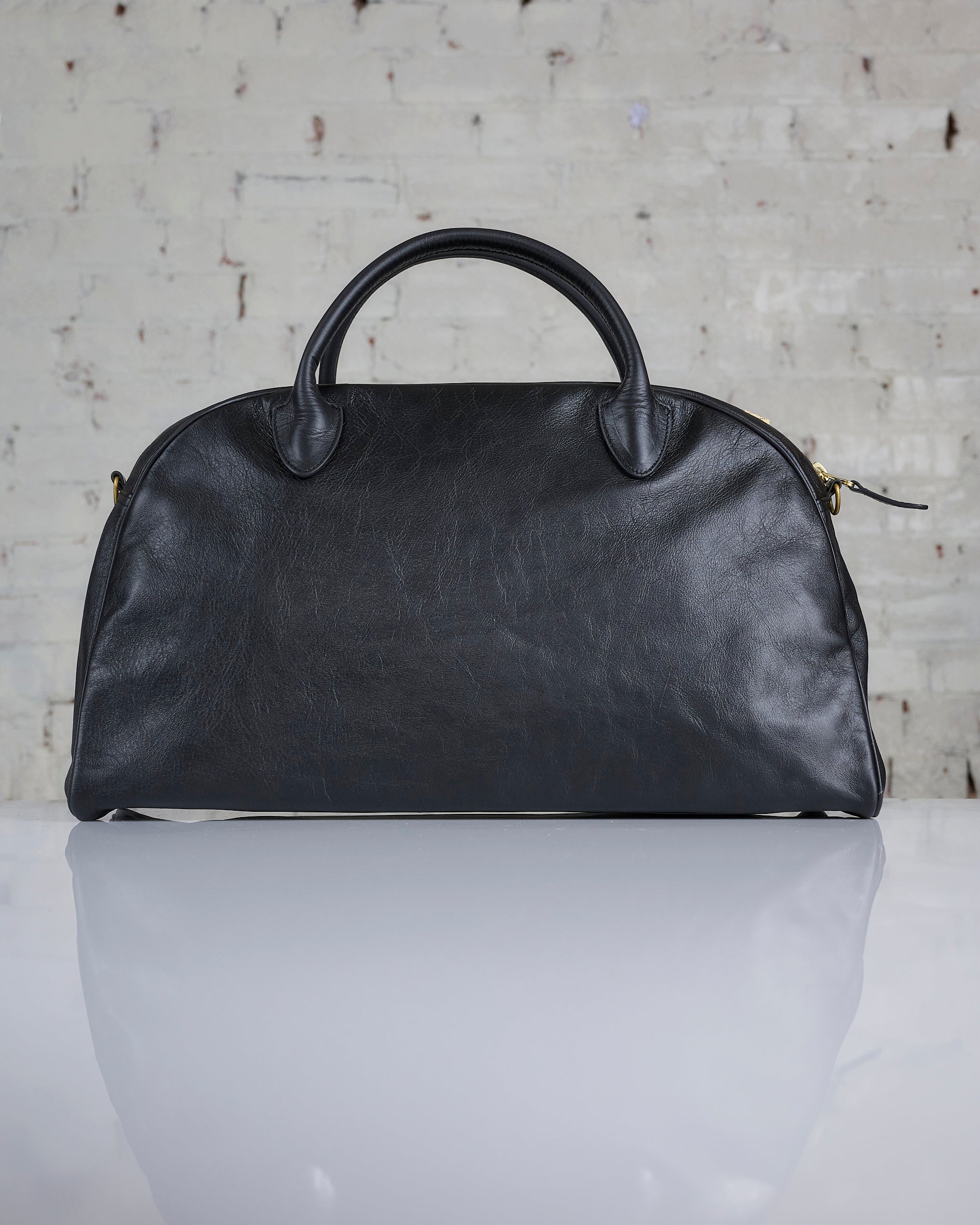 visvim Motors Club Boston Bag IT Veg Horsehide Black – LESS 17