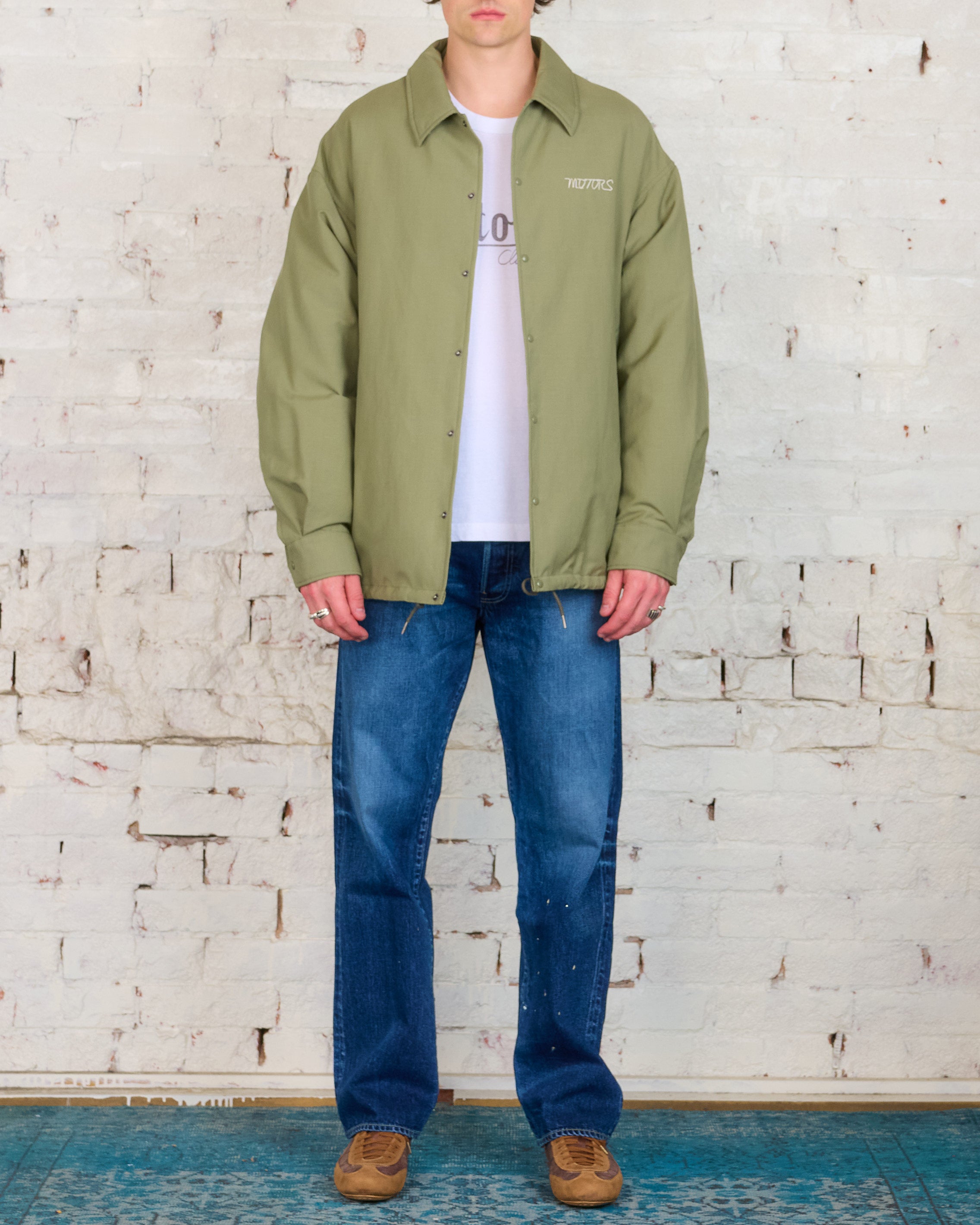 visvim Motors Club Coach Down Jacket Olive