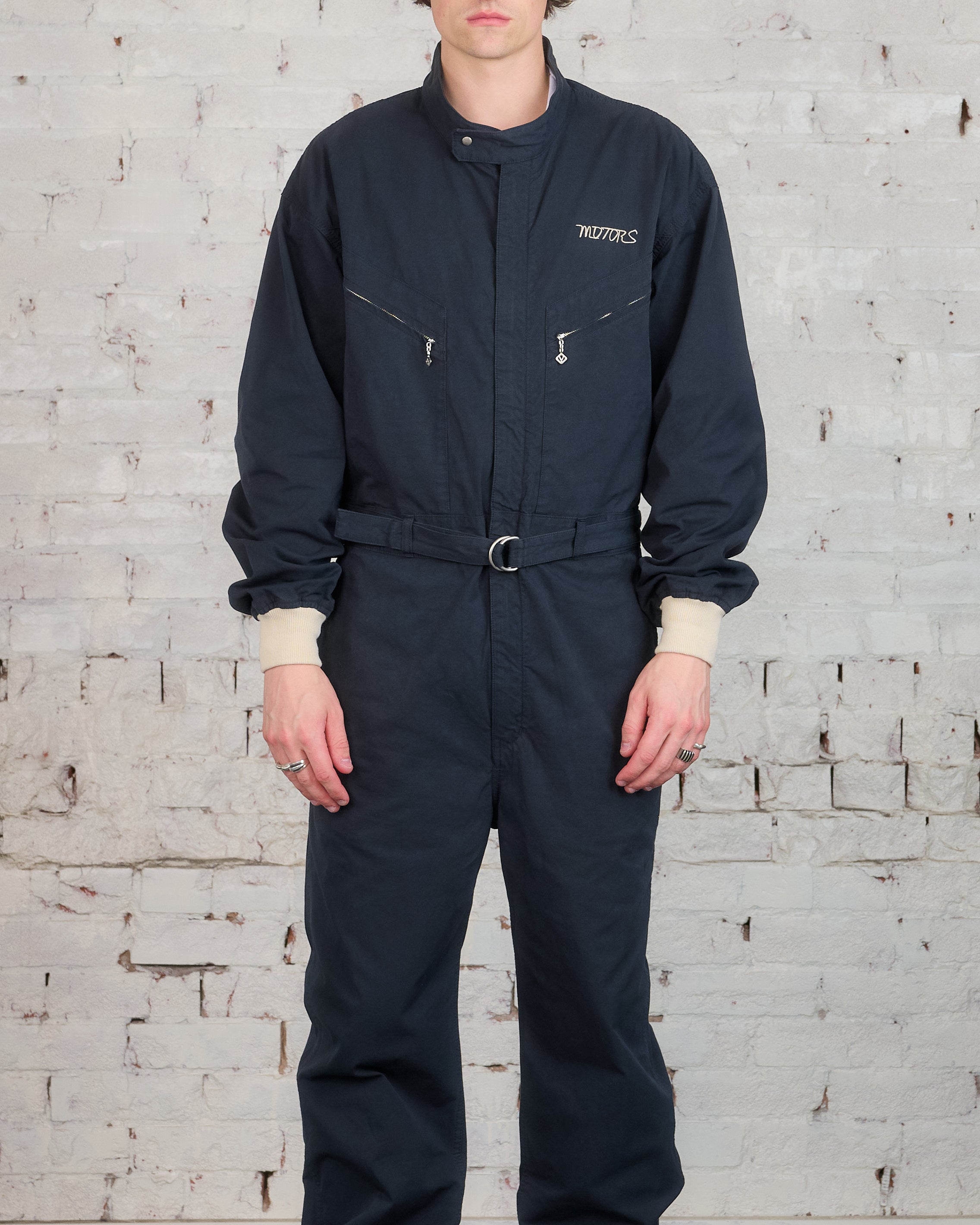 visvim Motors Club Mechanics Coveralls Navy