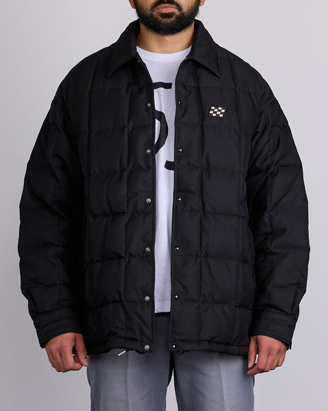 visvim Motors Coach Down Quilted Jacket Black – LESS 17