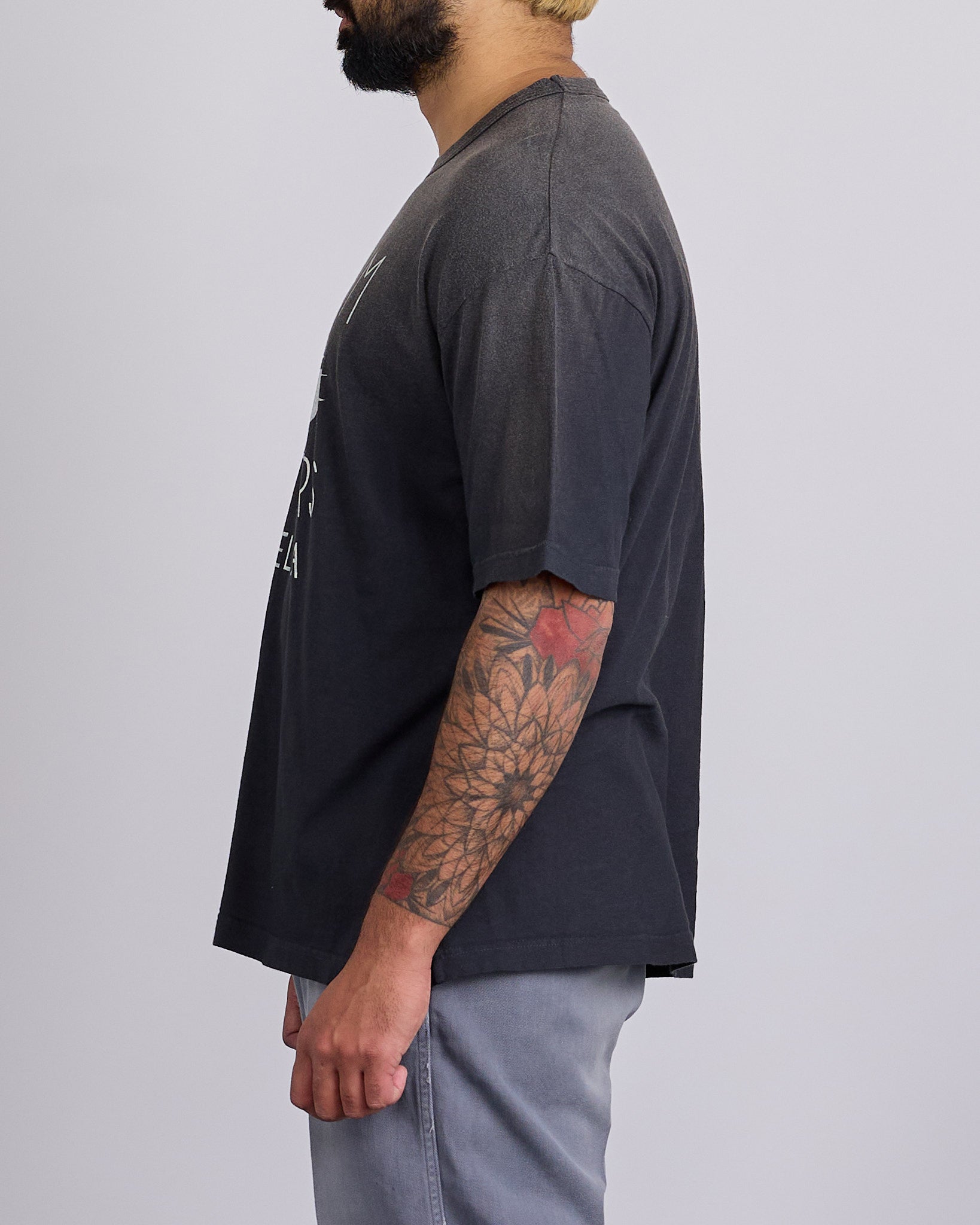 visvim Motors Jumbo Tee DMGD Black – LESS 17