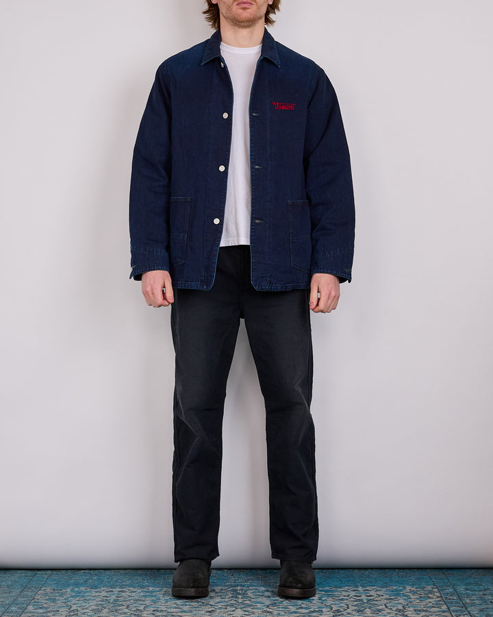 visvim Osiris Down Coverall Jacket DMGD Indigo