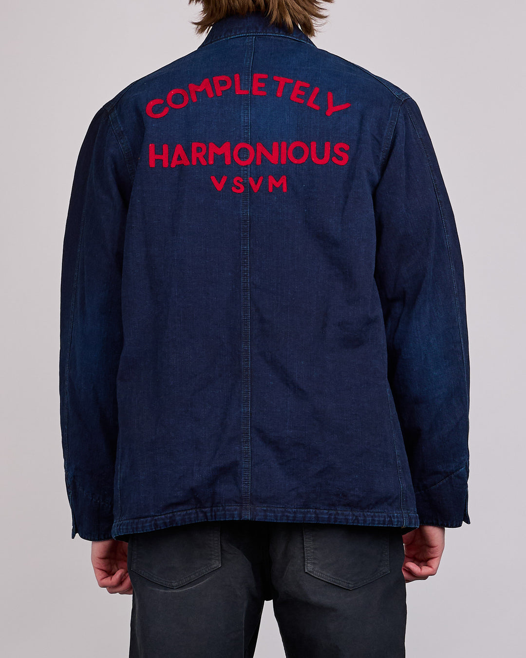 visvim Osiris Down Coverall Jacket DMGD Indigo