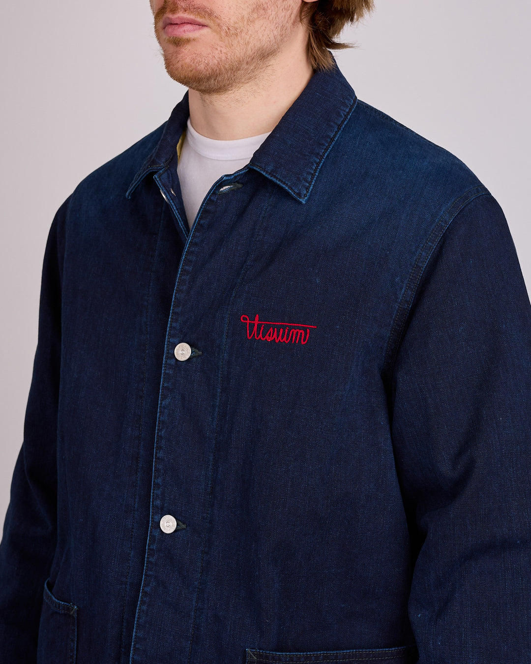 visvim Osiris Down Coverall Jacket DMGD Indigo