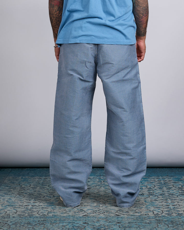 visvim Pastoral Pant Stripe Moleskin DMGD Blue