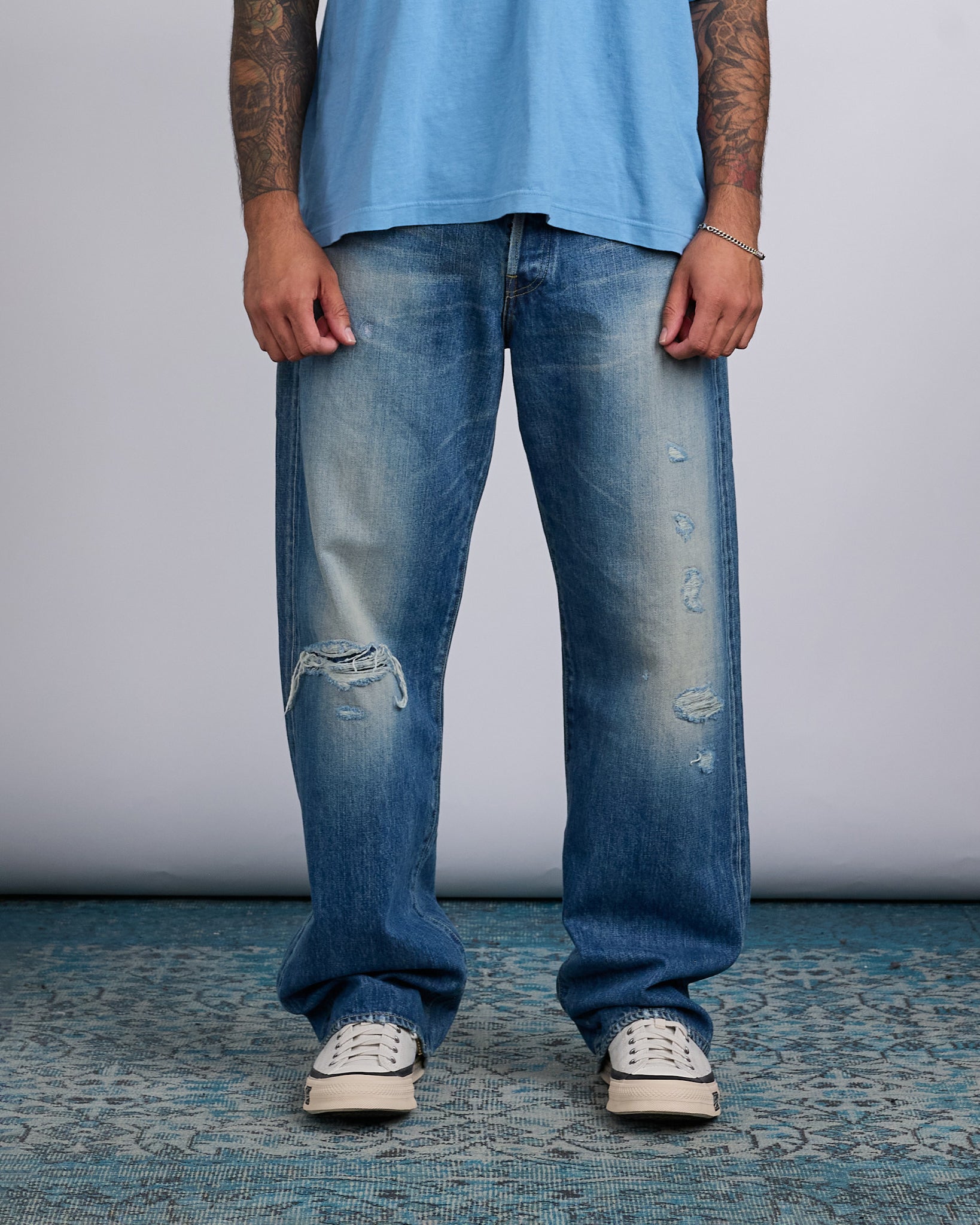 visvim Social Sculpture 01 Wide Jean DMGD-44 – LESS 17
