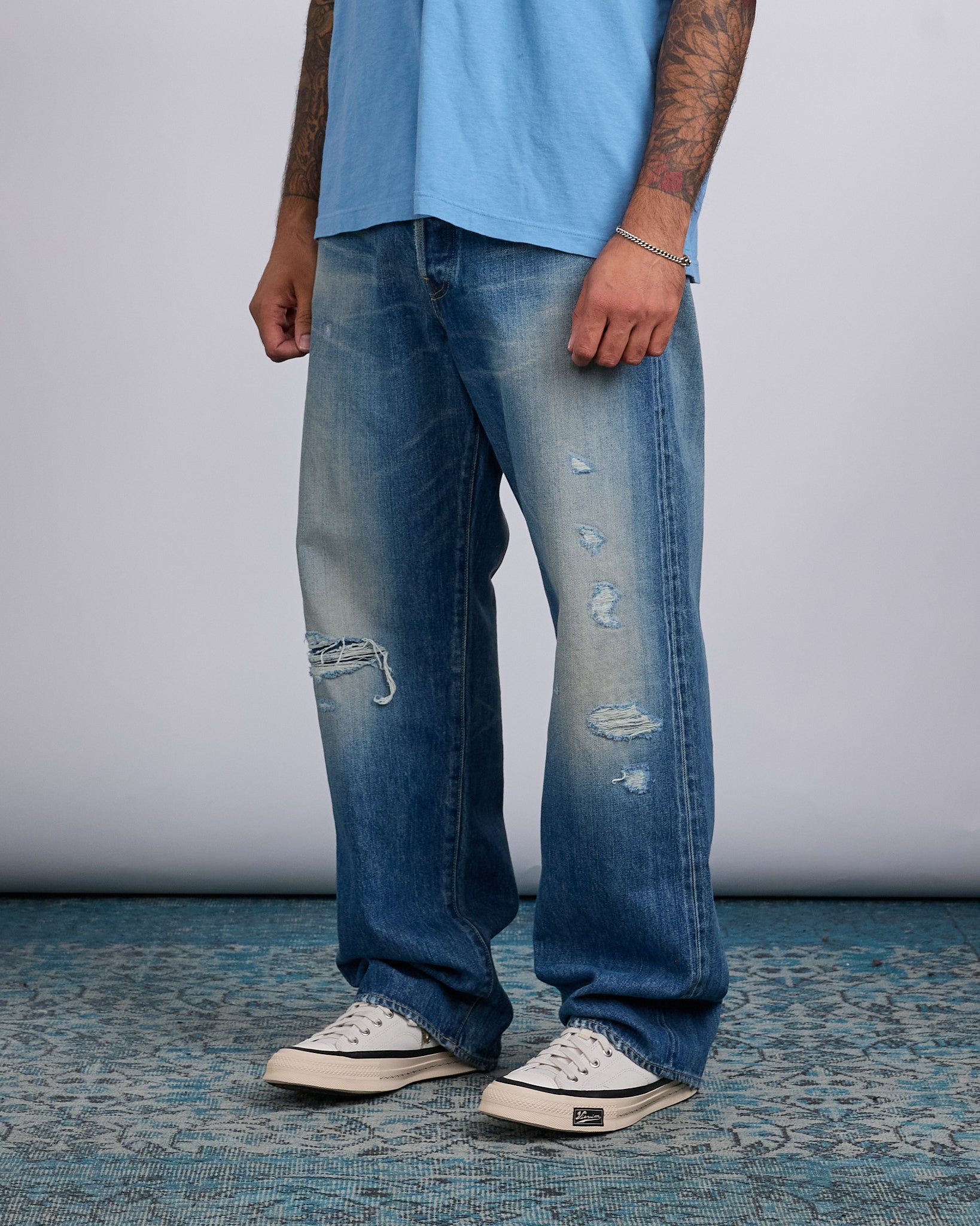 visvim Social Sculpture 01 Wide Jean DMGD-44 – LESS 17