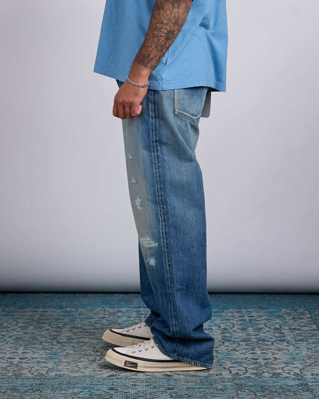 visvim Social Sculpture 01 Wide Jean DMGD-44