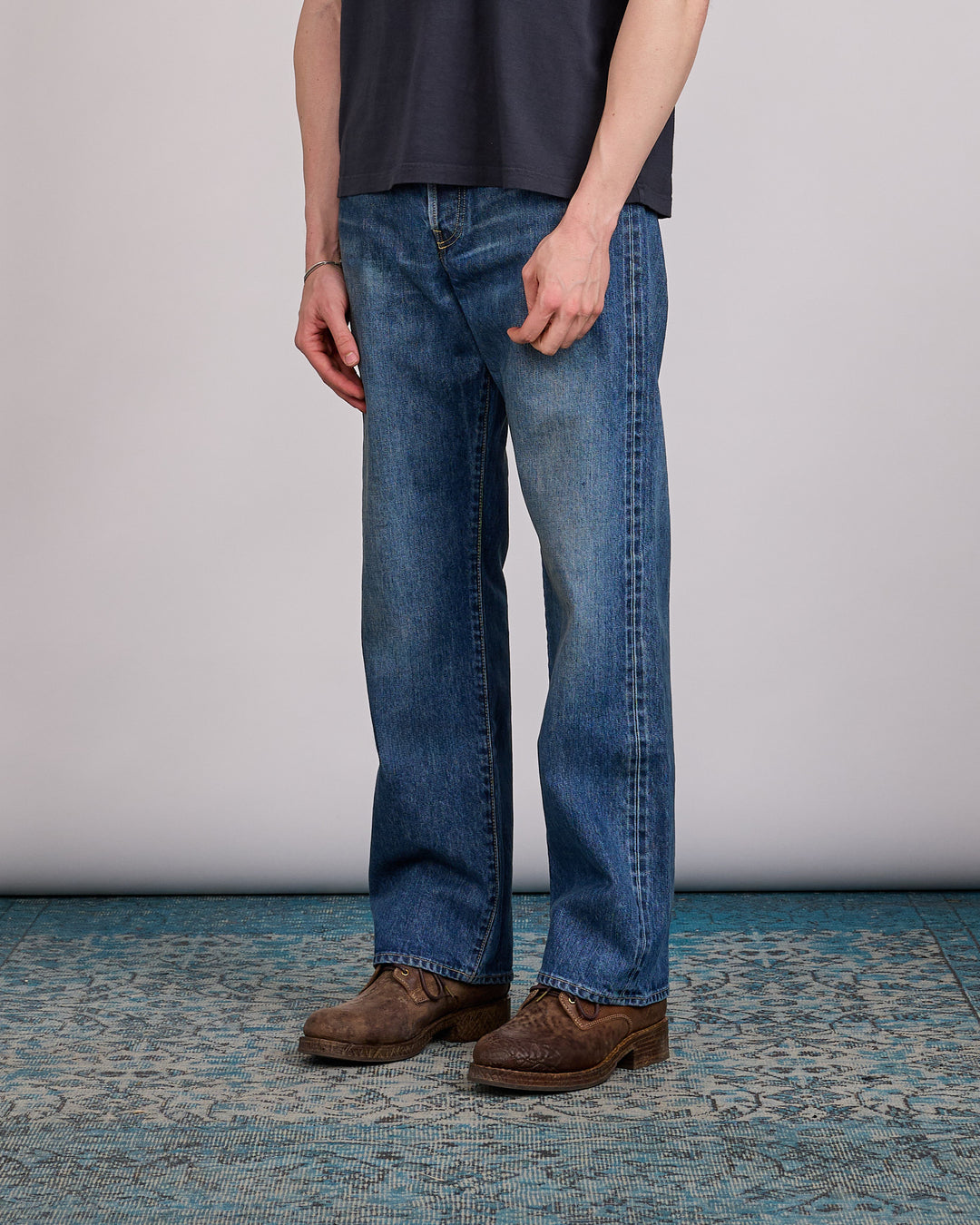 visvim Social Sculpture 01 Wide Jean DMGD-46