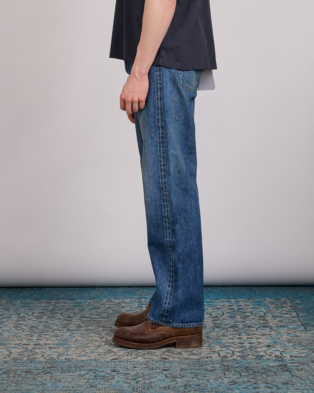 visvim Social Sculpture 01 Wide Jean DMGD-46