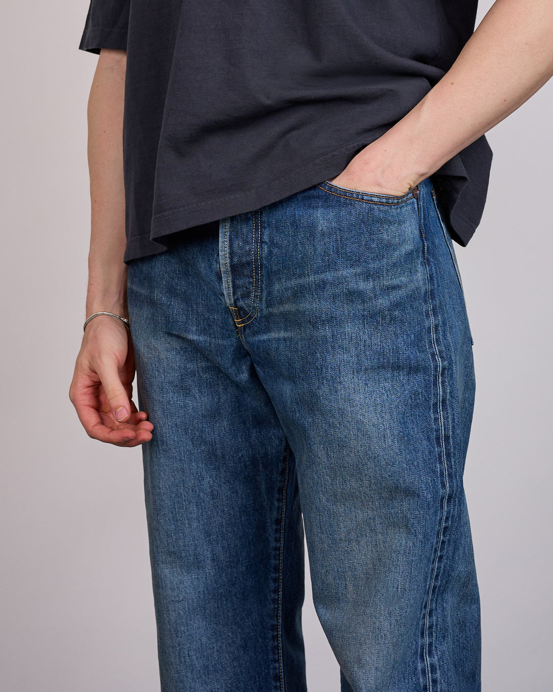 visvim Social Sculpture 01 Wide Jean DMGD-46