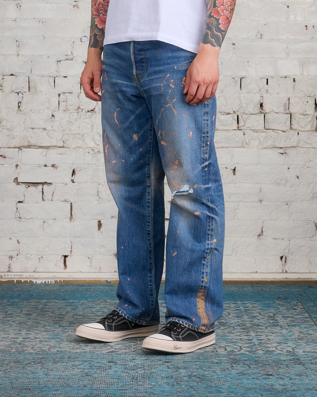 visvim Social Sculpture 01 Wide Jean Damaged-41