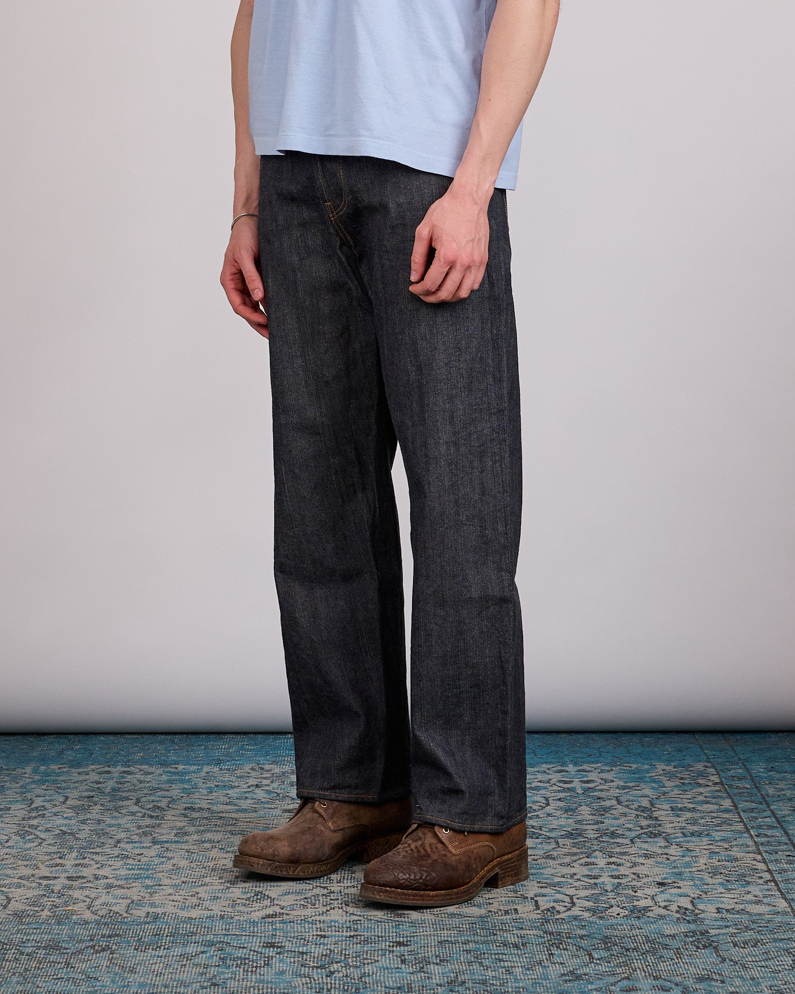 visvim Social Sculpture 01 Wide Jean Mud OD – LESS 17