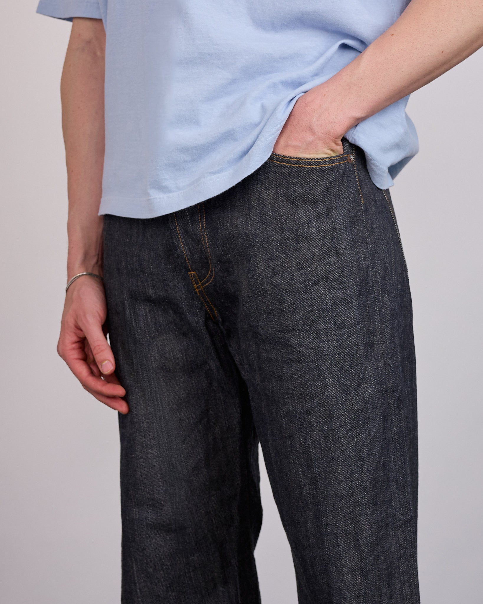 visvim Social Sculpture 01 Wide Jean Mud OD – LESS 17