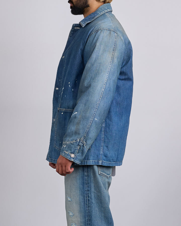 visvim Social Sculpture Coverall Down Jacket DMGD Indigo