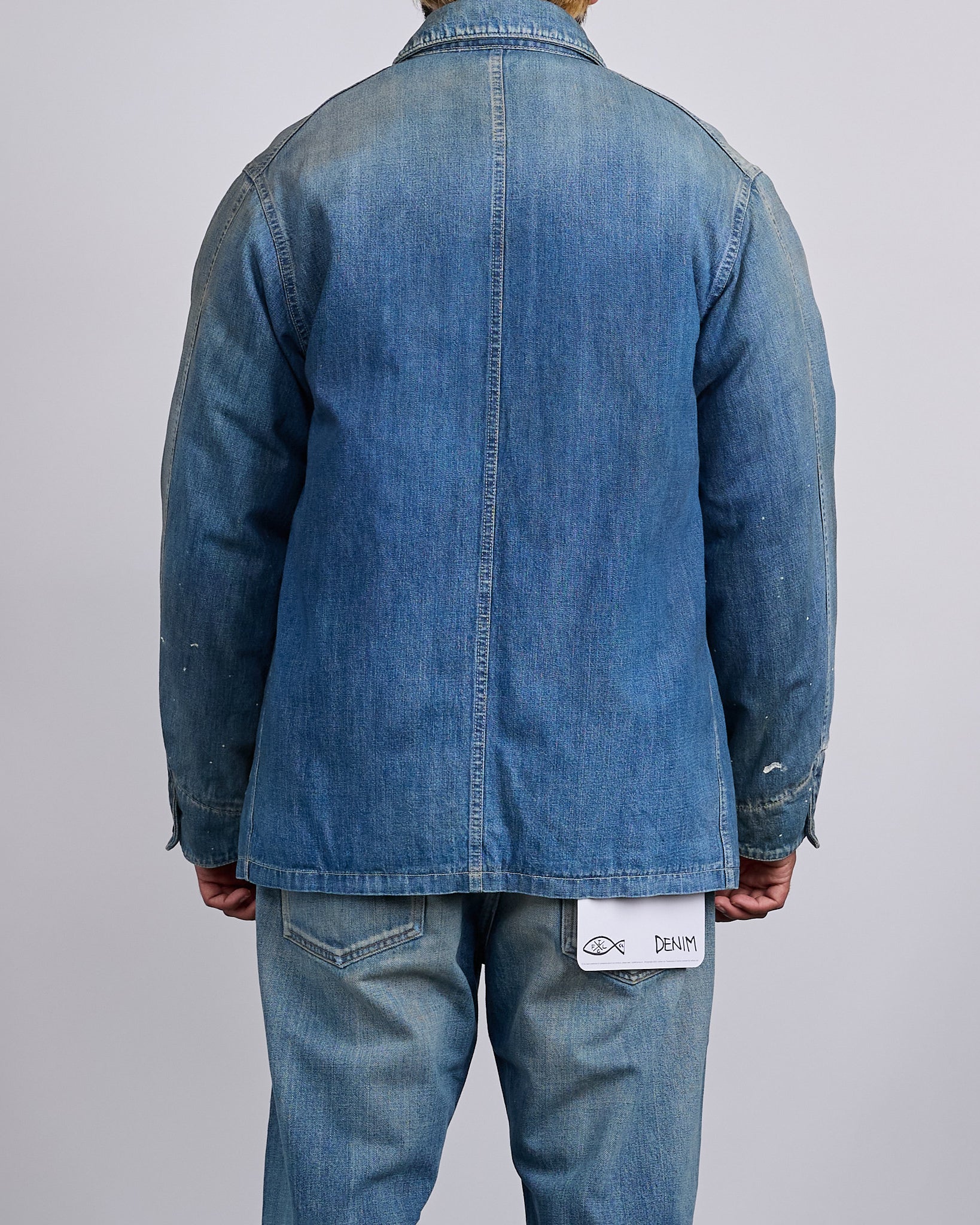 visvim Social Sculpture Coverall Down Jacket DMGD Indigo – LESS 17
