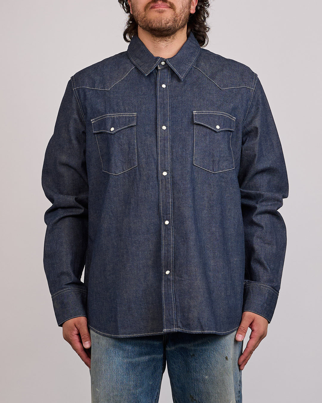 visvim Social Sculpture Snap Shirt Mud
