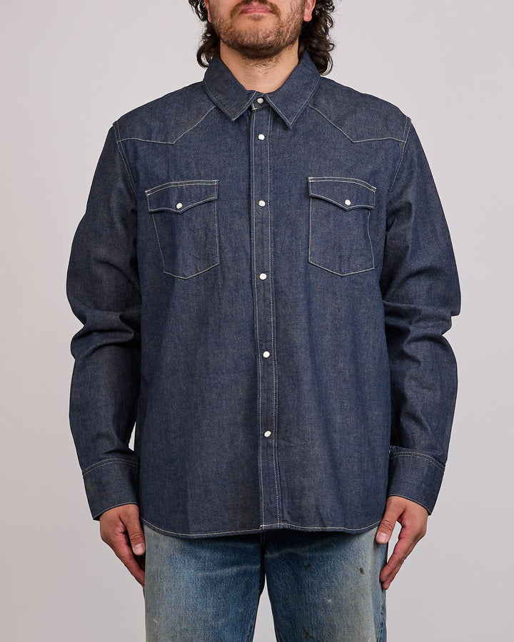 visvim Social Sculpture Snap Shirt Mud