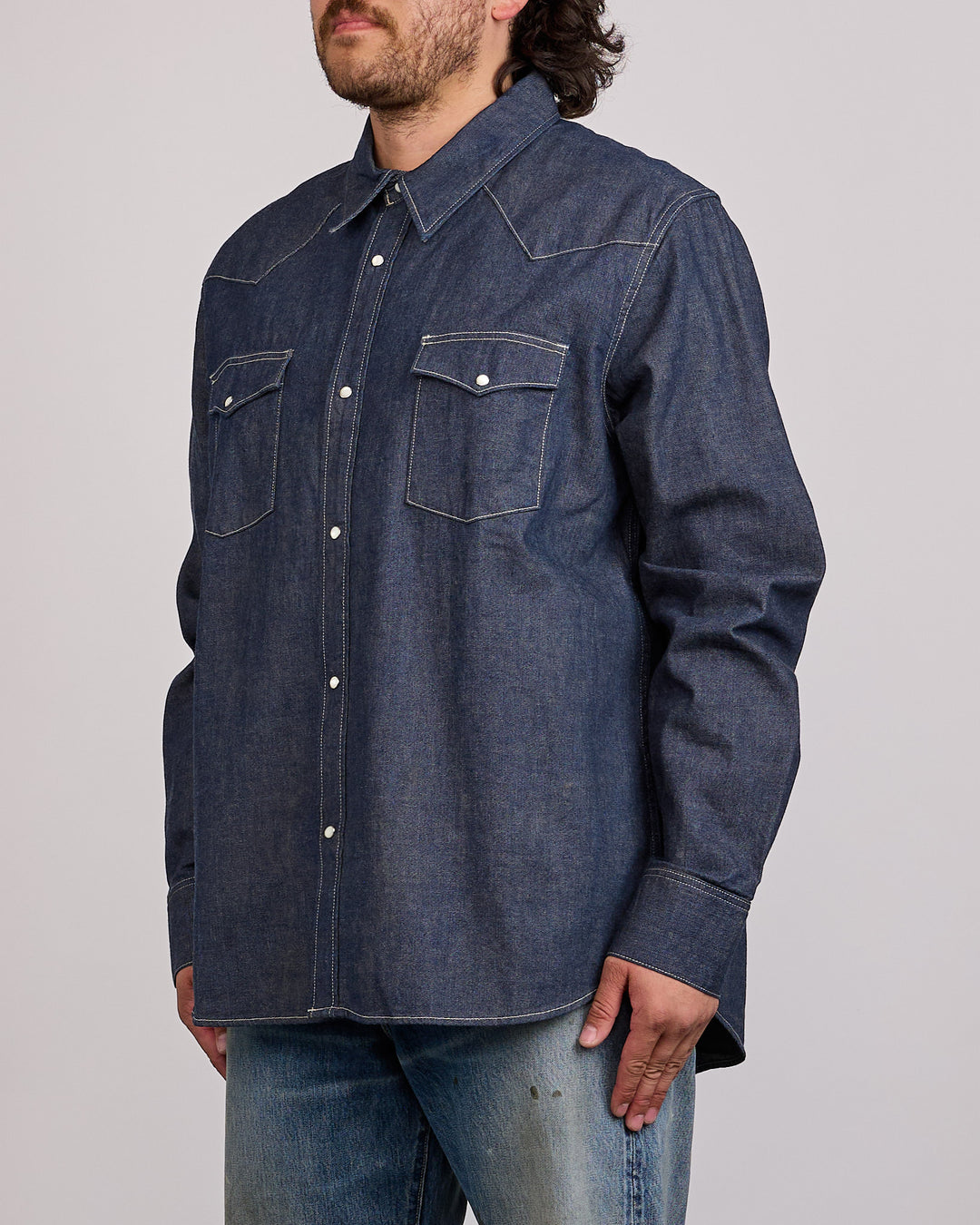 visvim Social Sculpture Snap Shirt Mud