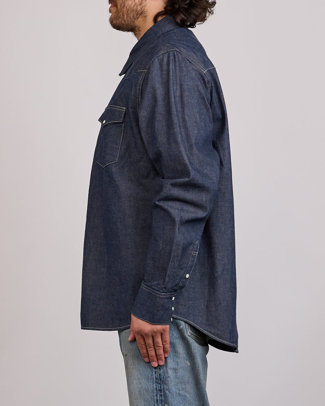 visvim Social Sculpture Snap Shirt Mud