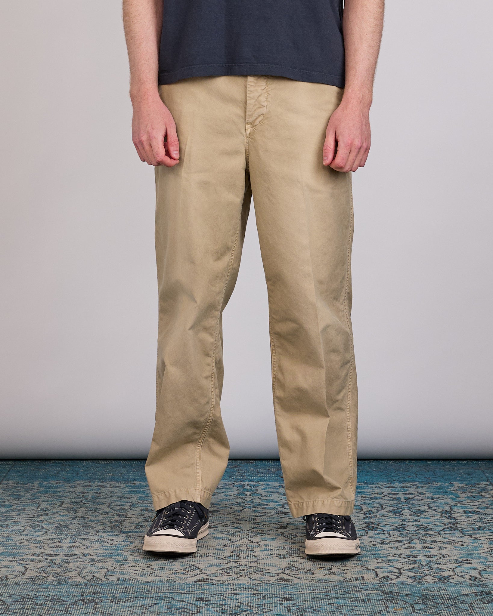 visvim Summer Spot Broader Chino Pant DMGD Beige – LESS 17