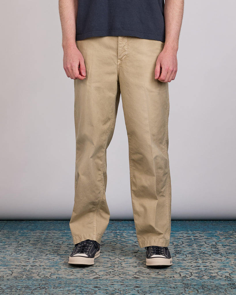visvim Summer Spot Broader Chino Pant DMGD Beige – LESS 17