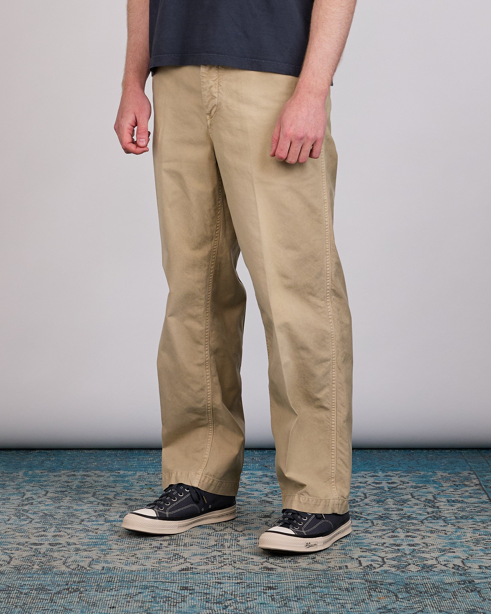 visvim Summer Spot Broader Chino Pant DMGD Beige – LESS 17
