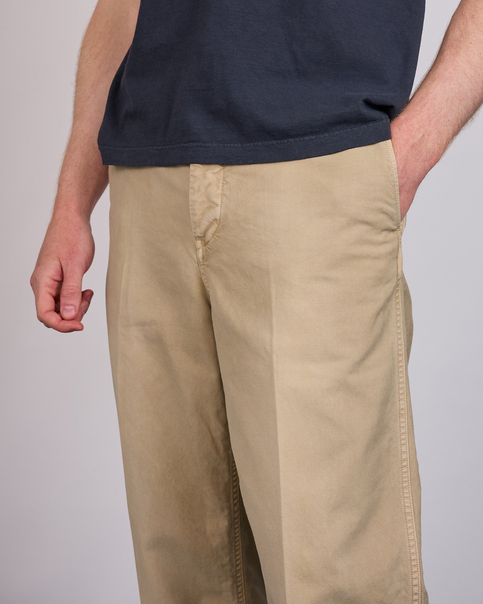visvim Summer Spot Broader Chino Pant DMGD Beige – LESS 17