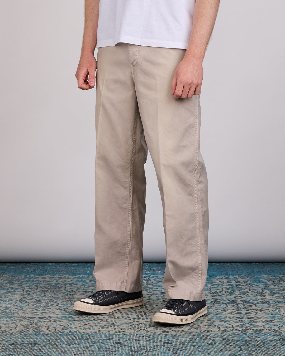 visvim Summer Spot Broader Chino Pant DMGD Grey