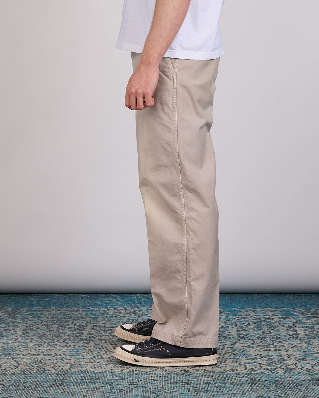 visvim Summer Spot Broader Chino Pant DMGD Grey