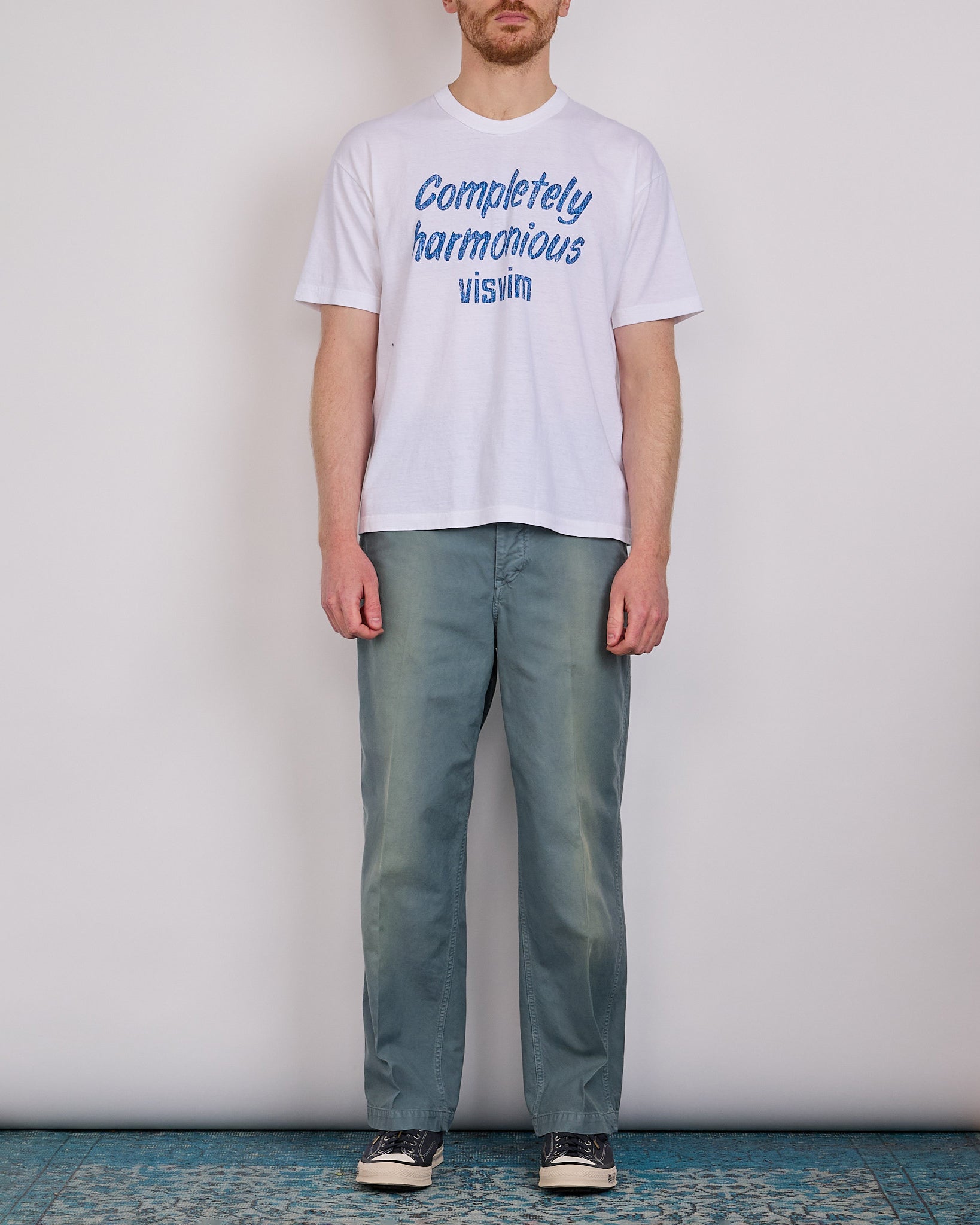 visvim Summer Spot Broader Chino Pant DMGD Lt.Green – LESS 17