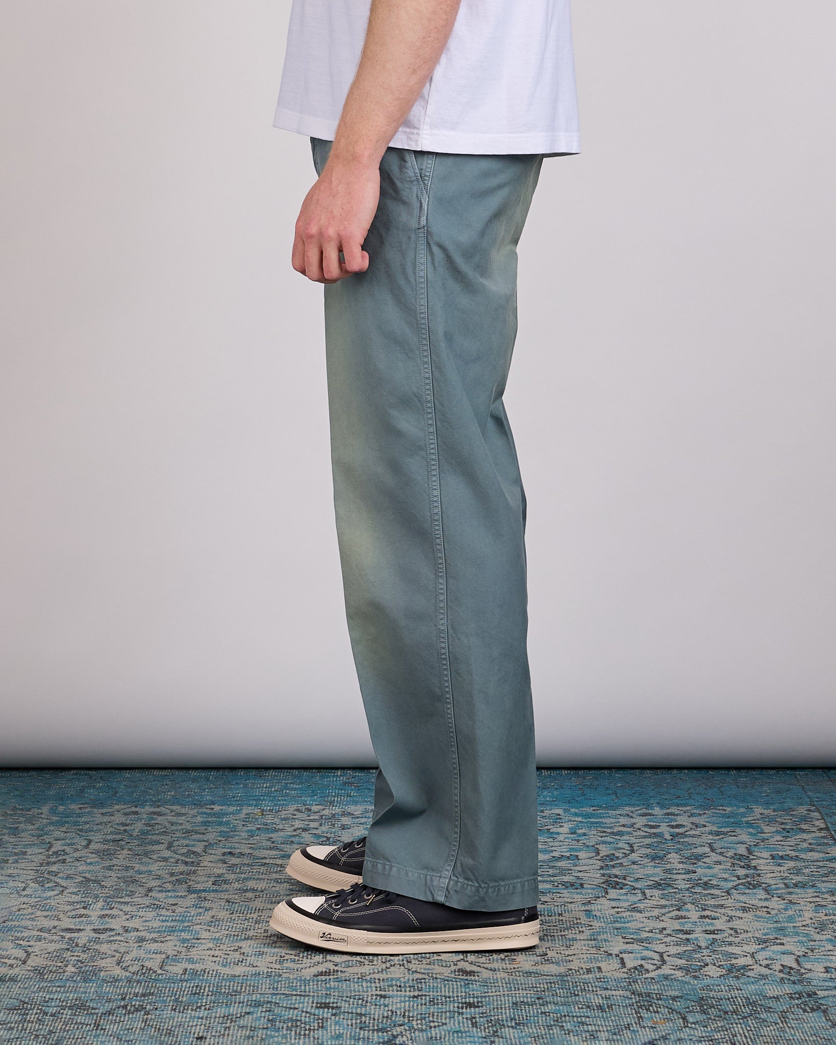 visvim Summer Spot Broader Chino Pant DMGD Lt.Green – LESS 17