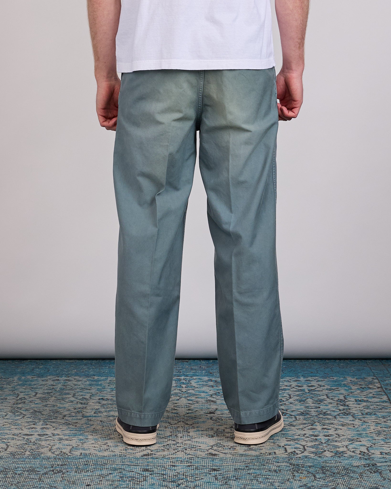 visvim Summer Spot Broader Chino Pant DMGD Lt.Green – LESS 17