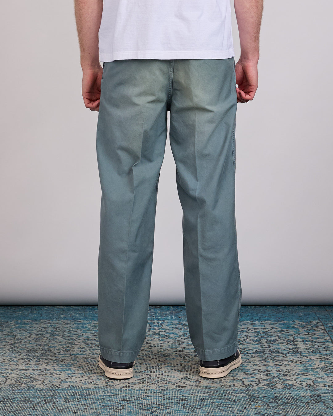 visvim Summer Spot Broader Chino Pant DMGD Lt.Green