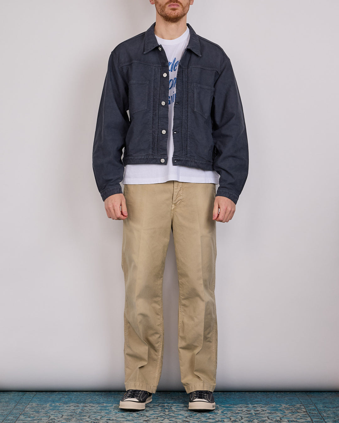 visvim Summer Spot Chore Jacket G.Cords Navy