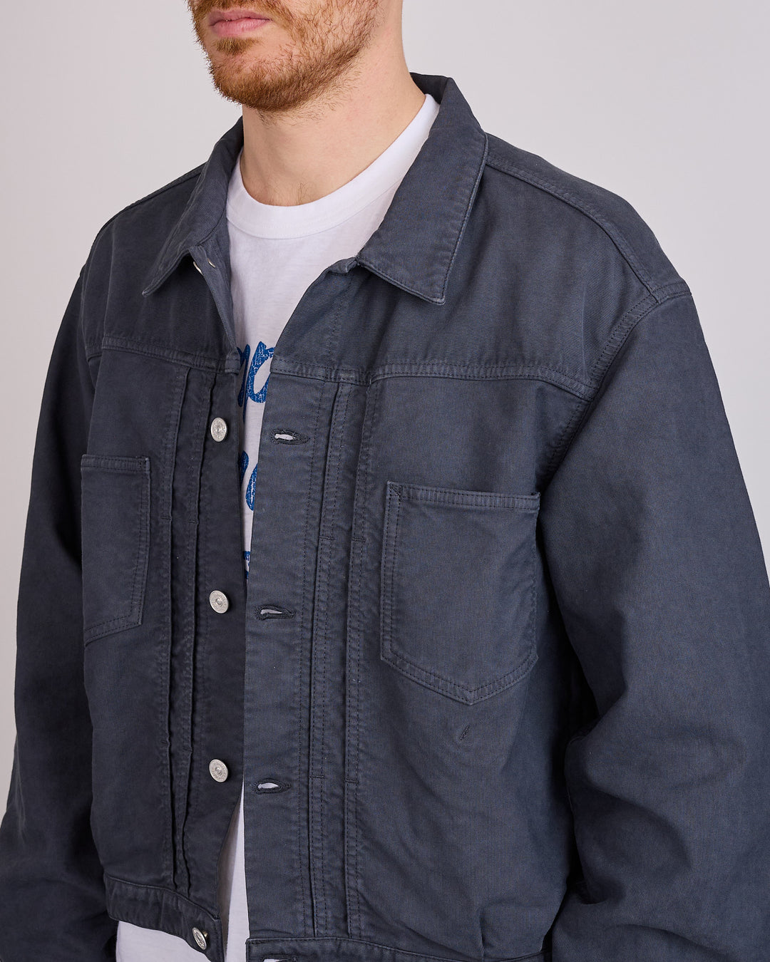 visvim Summer Spot Chore Jacket G.Cords Navy