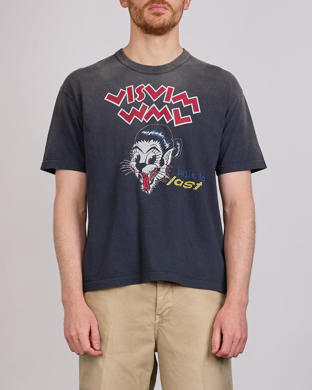 visvim Summer Spot Jumbo BTL T-Shirt DMGD Black