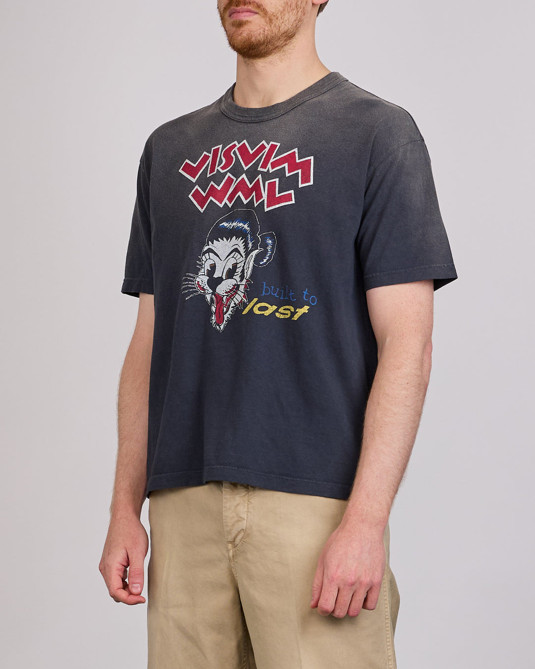 visvim Summer Spot Jumbo BTL T-Shirt DMGD Black