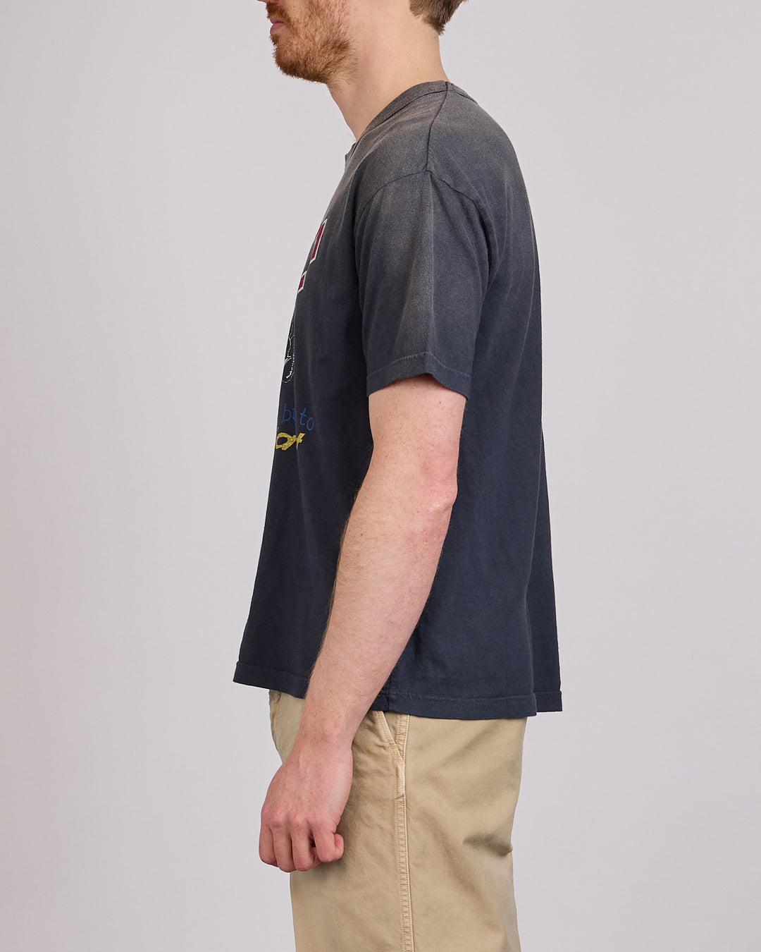 visvim Summer Spot Jumbo BTL T-Shirt DMGD Black