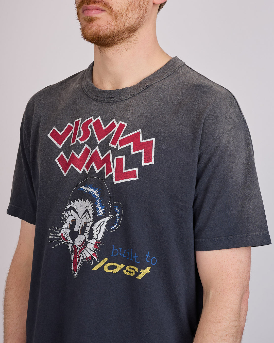 visvim Summer Spot Jumbo BTL T-Shirt DMGD Black