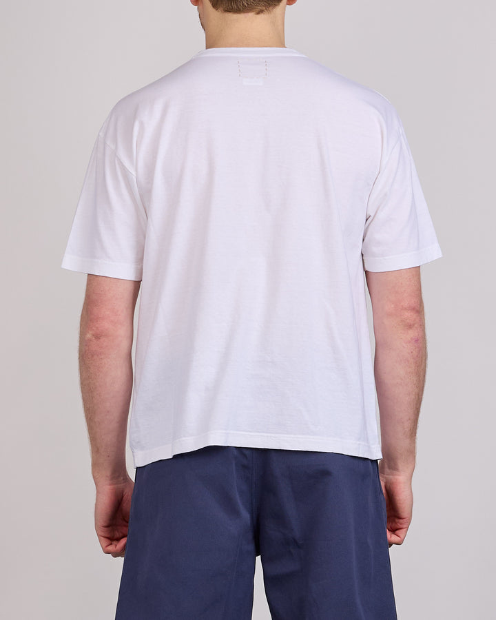 visvim Summer Spot Jumbo BTL T-Shirt DMGD White