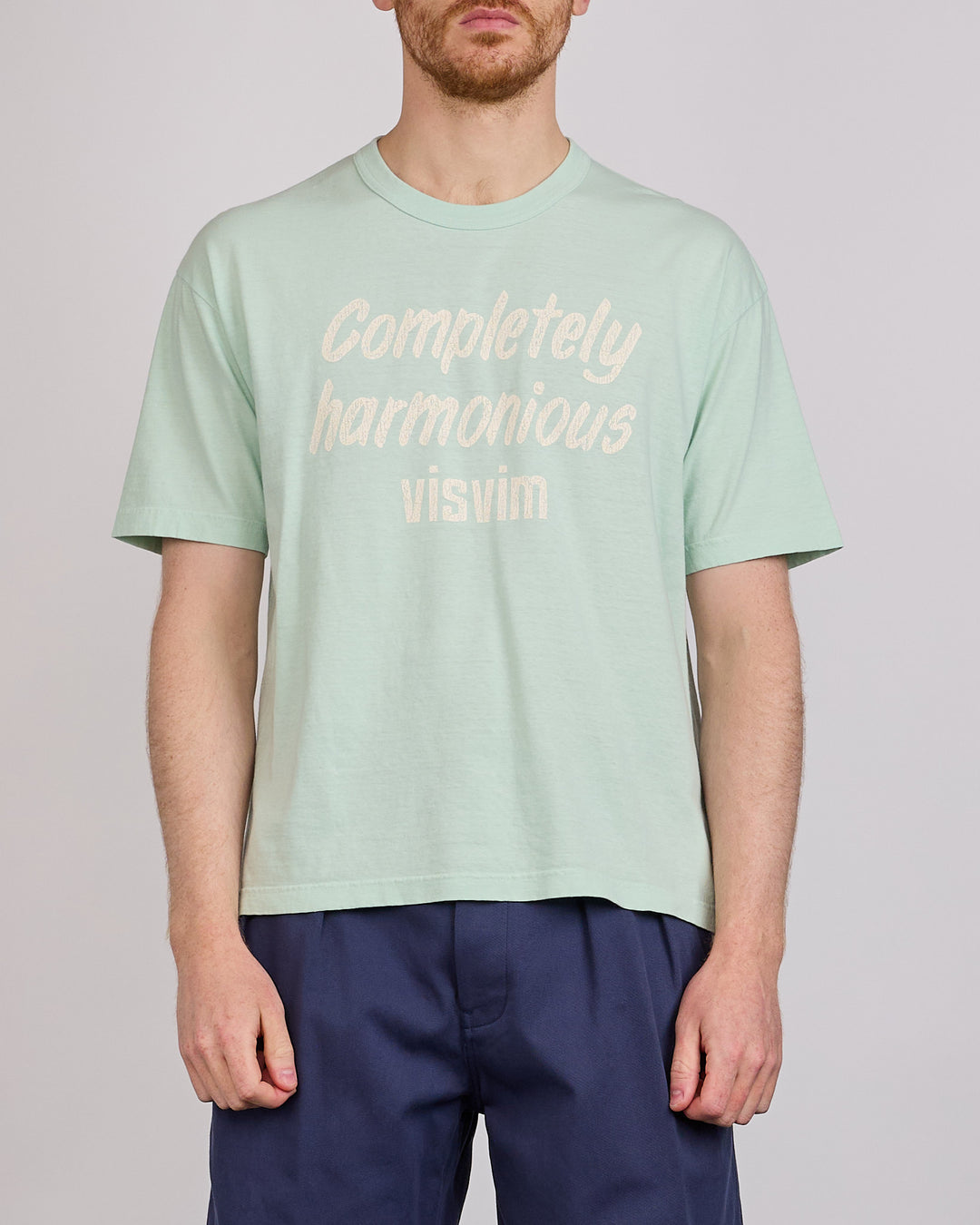 visvim Summer Spot Jumbo T-Shirt DMGD Lt.Green