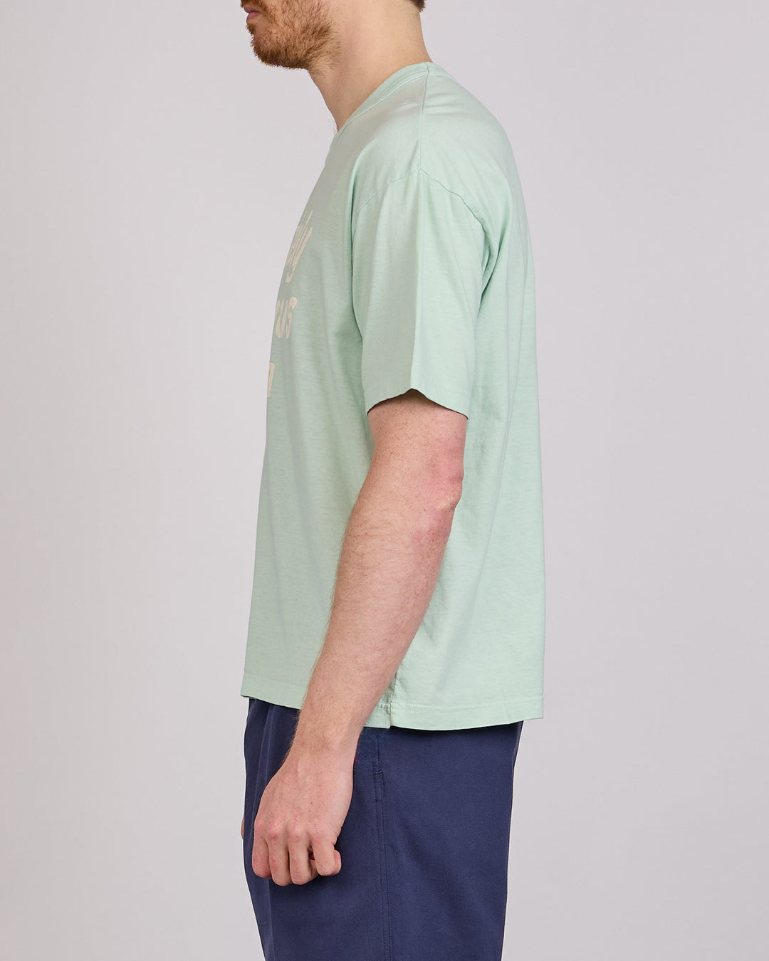 visvim Summer Spot Jumbo T-Shirt DMGD Lt.Green