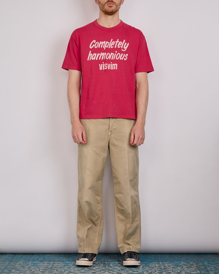 visvim Summer Spot Jumbo T-Shirt DMGD Red