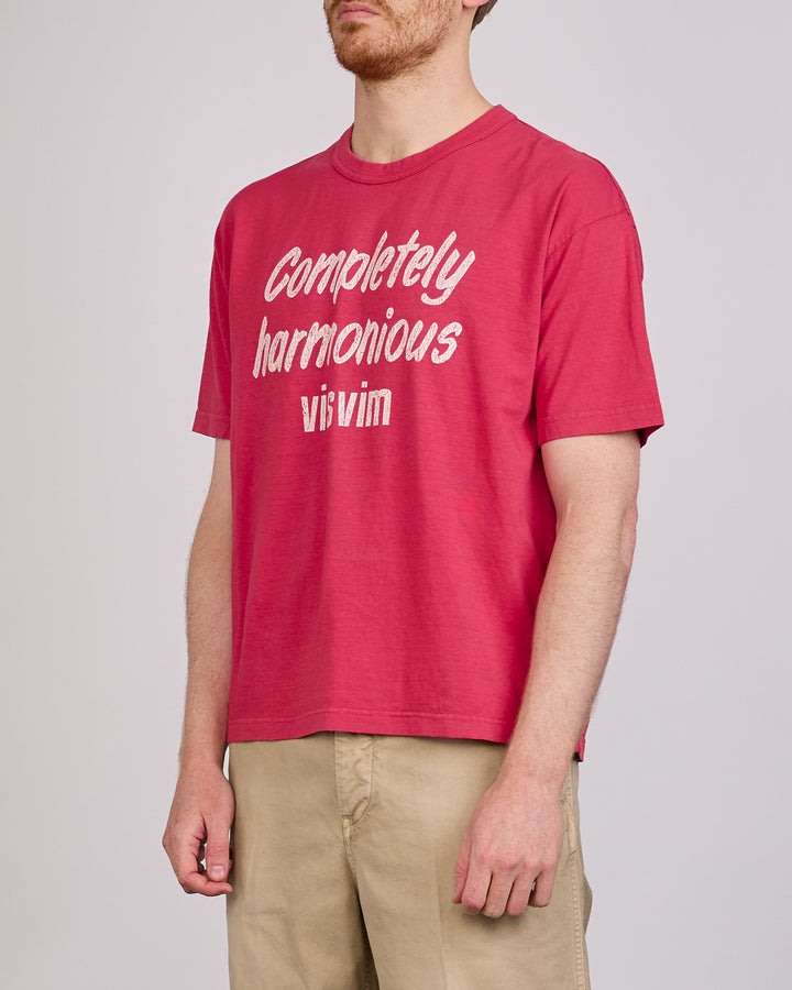 visvim Summer Spot Jumbo T-Shirt DMGD Red