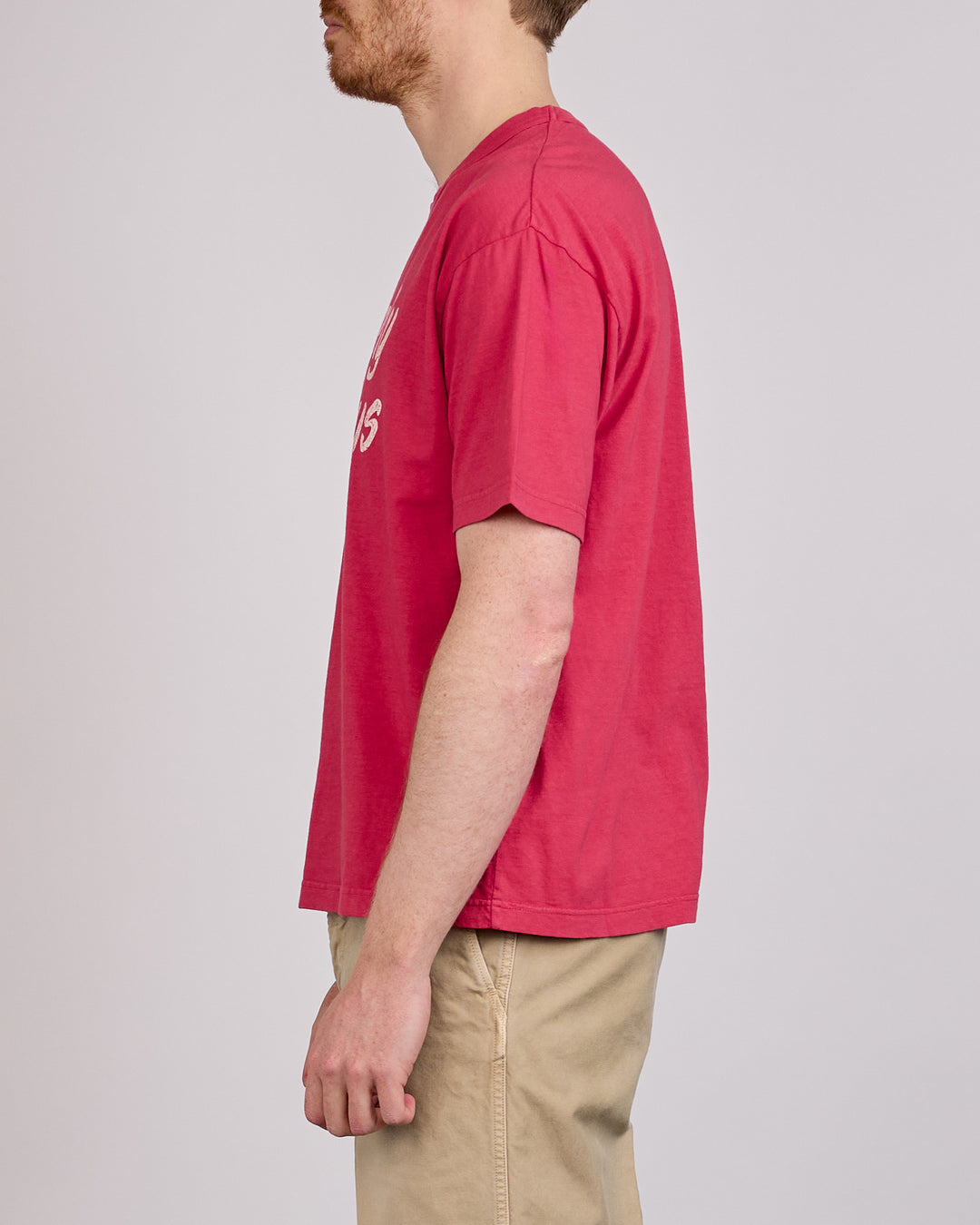 visvim Summer Spot Jumbo T-Shirt DMGD Red