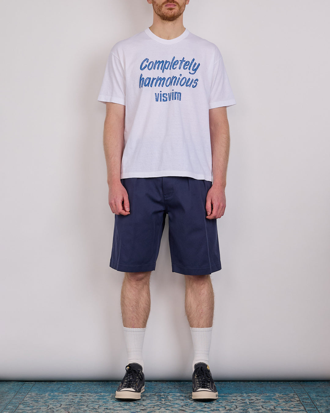 visvim Summer Spot Jumbo T-Shirt DMGD White