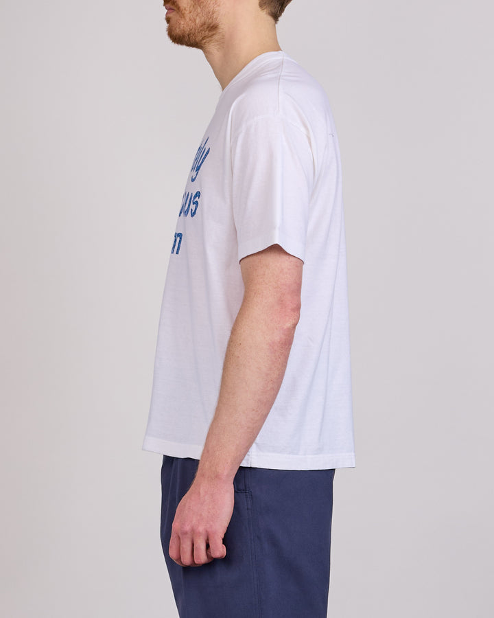 visvim Summer Spot Jumbo T-Shirt DMGD White